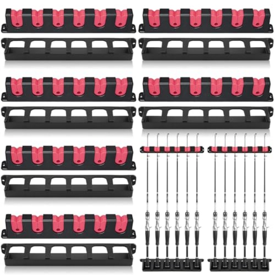 Fishing Rod Rack - 6set Fishing Rod Holders for 18