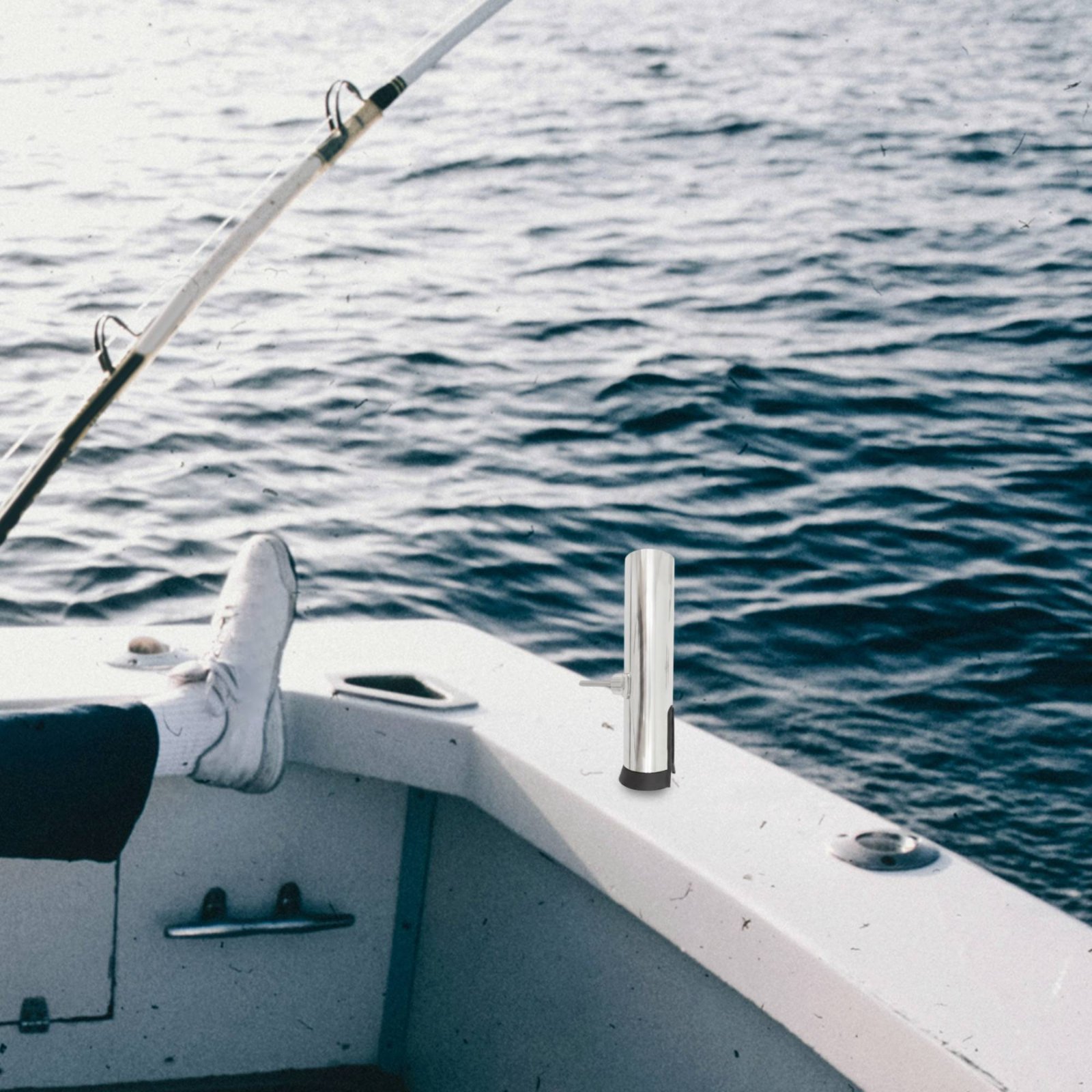 Adjustable Rail Mount Rod Hold - огляд і ціна Fishing Rod Boat