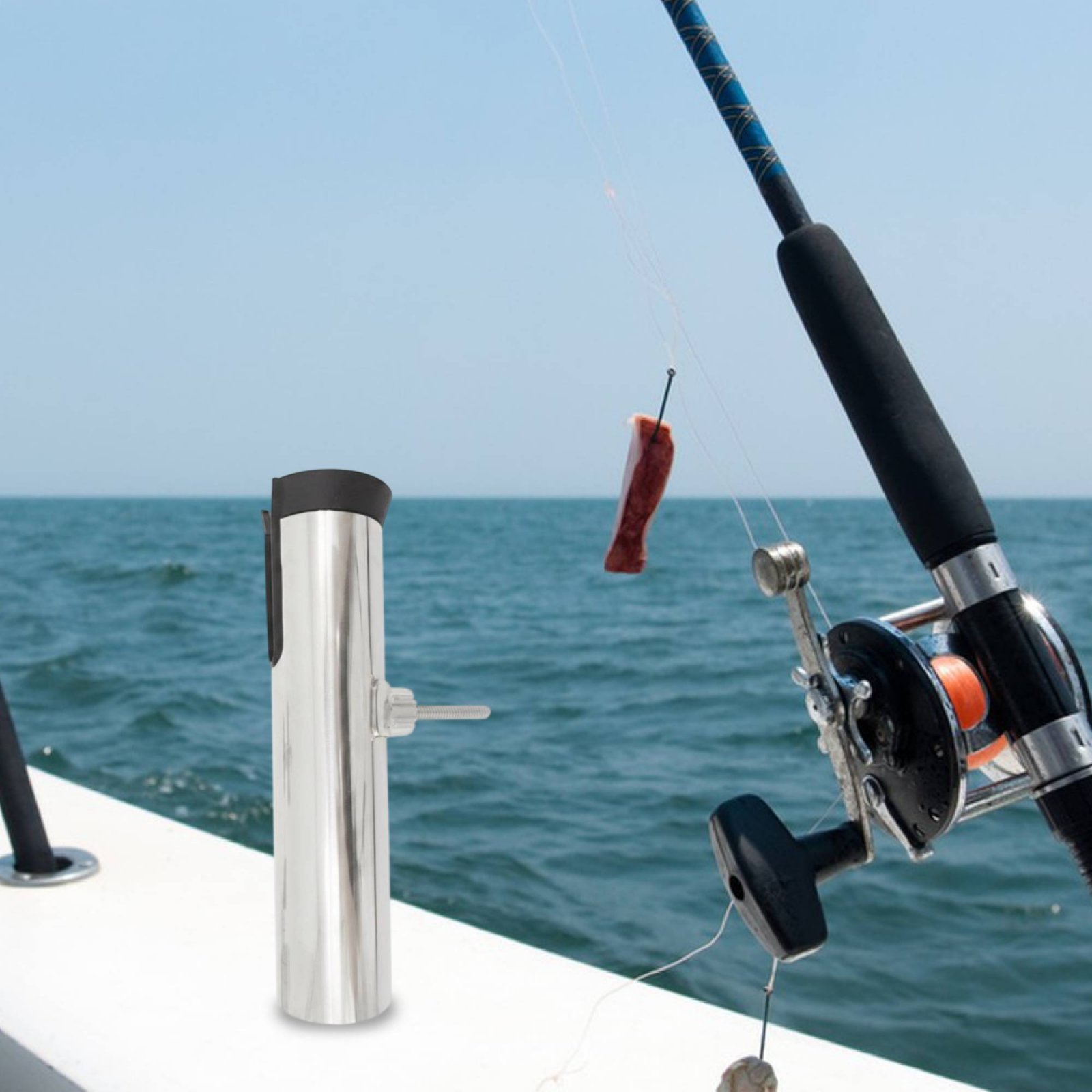 Adjustable Rail Mount Rod Hold - огляд і ціна Fishing Rod Boat