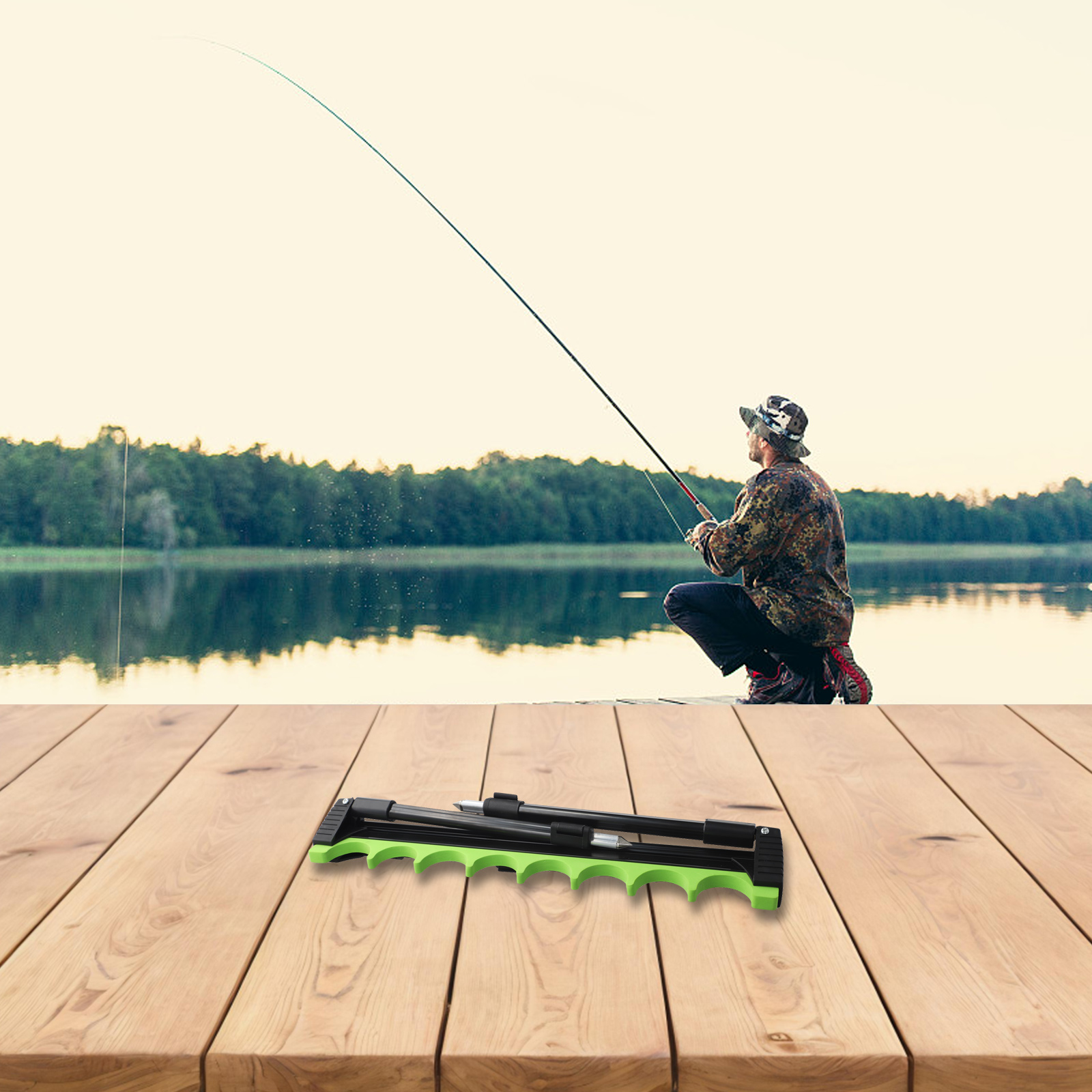 4 Leg 8 Rig Telescopic Fishing - огляд і ціна Fishing Rod Telescopic