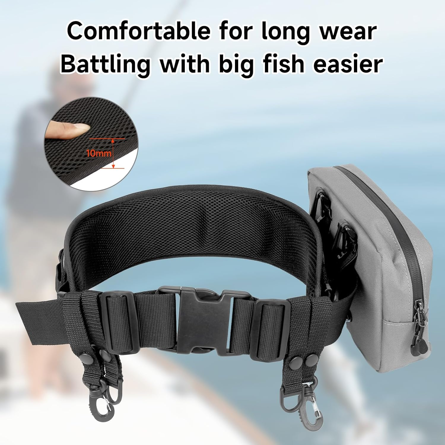 SANLIKE Fishing Belt Rod Holde - огляд і ціна Fishing Rod Fly