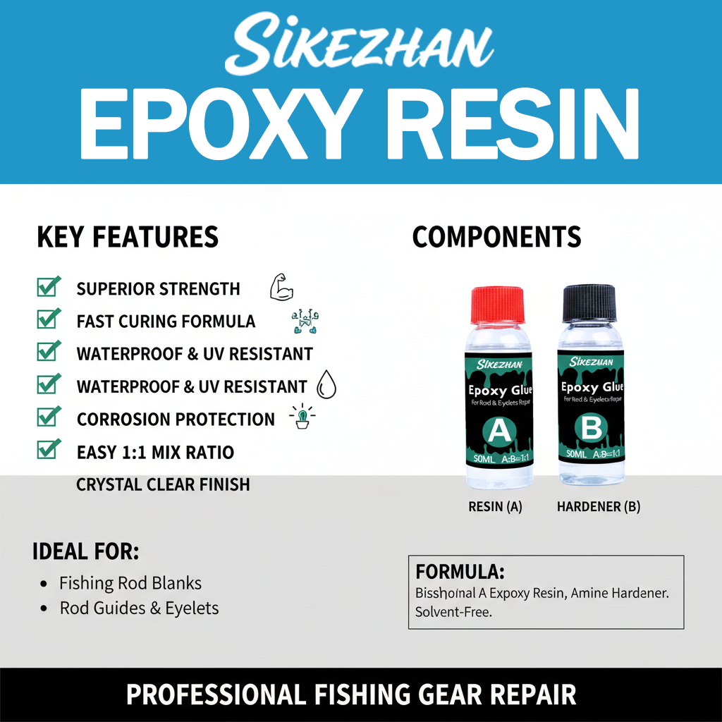 AB Epoxy 1:1 for Fishing Rod R - огляд і ціна Fishing Rod Repair Kit