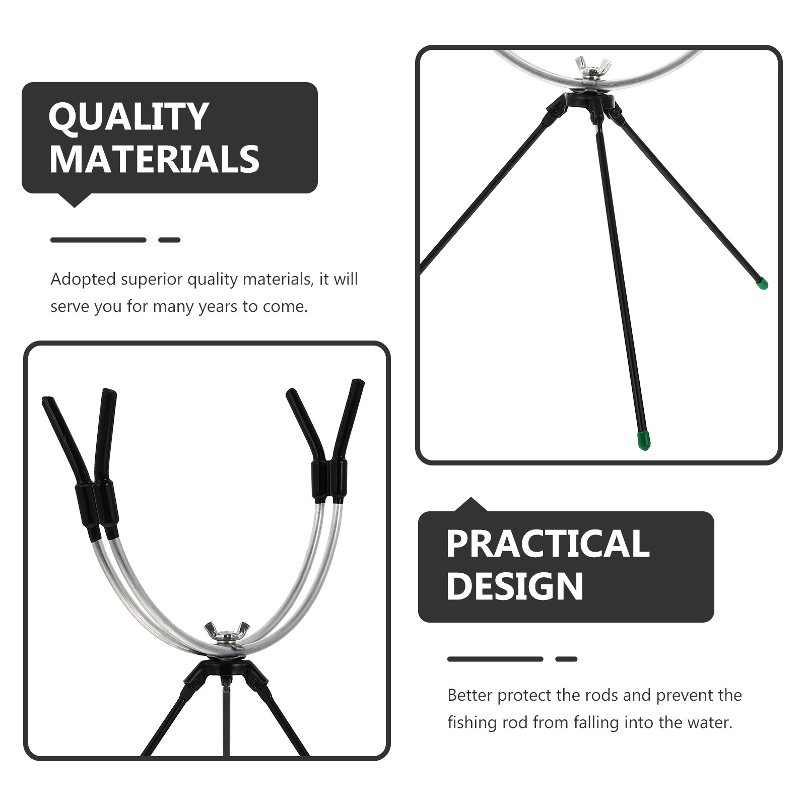 1Pcs Metal Fishing Rod Rack Ad - огляд і ціна Fishing Rod Ice