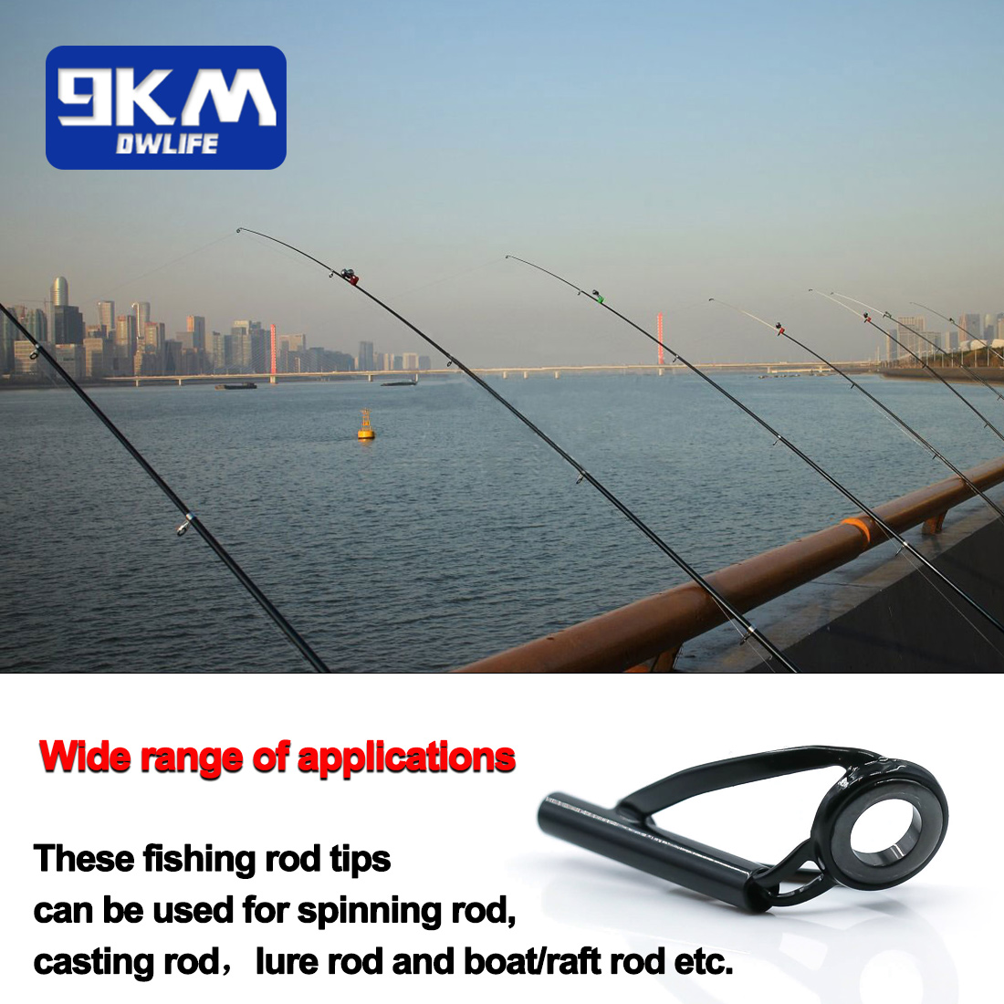Fishing Rod Guide Tip Repair K - огляд і ціна Fishing Rod Guide Replacement