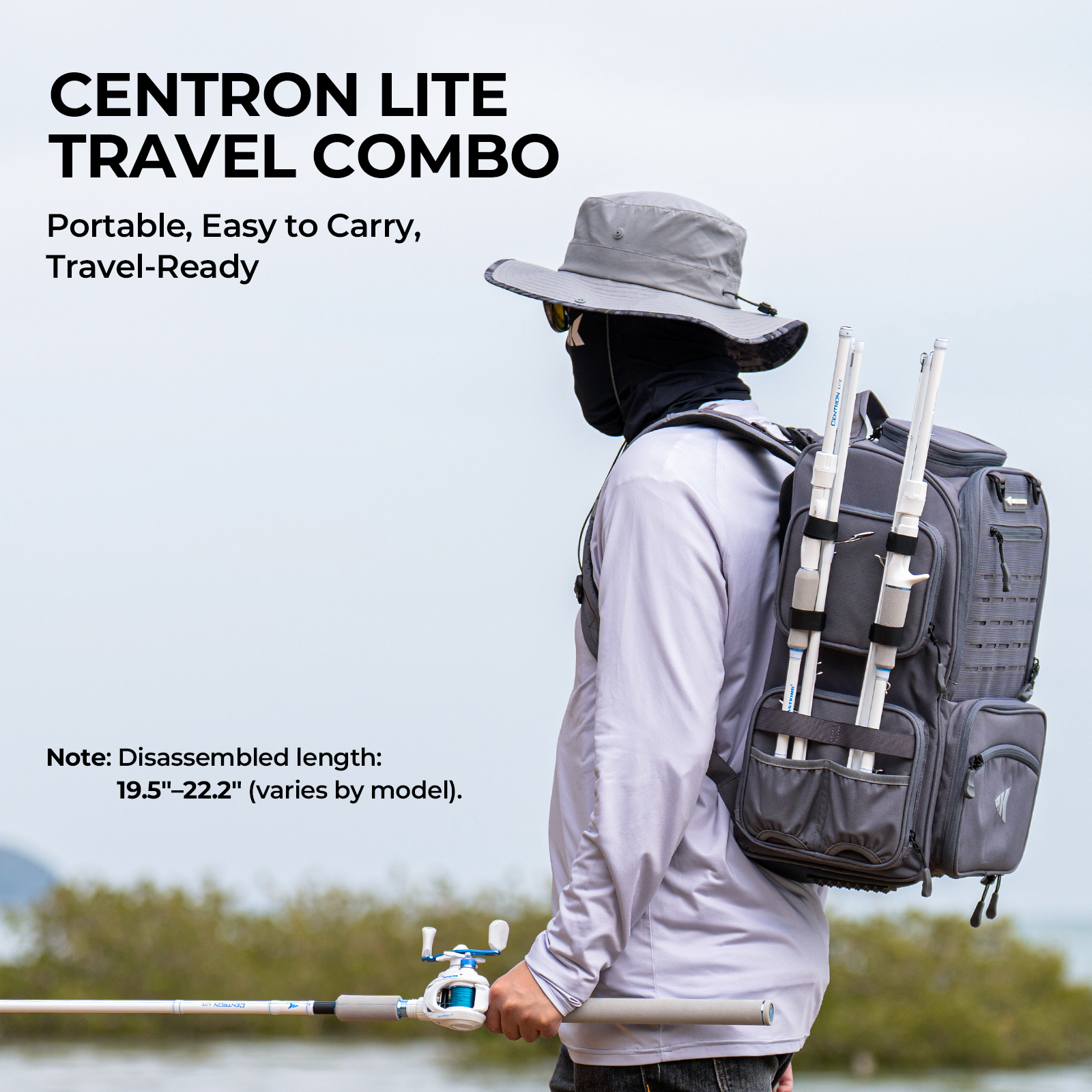 KastKing Centron Lite Travel C - огляд і ціна Fishing Rod Combo