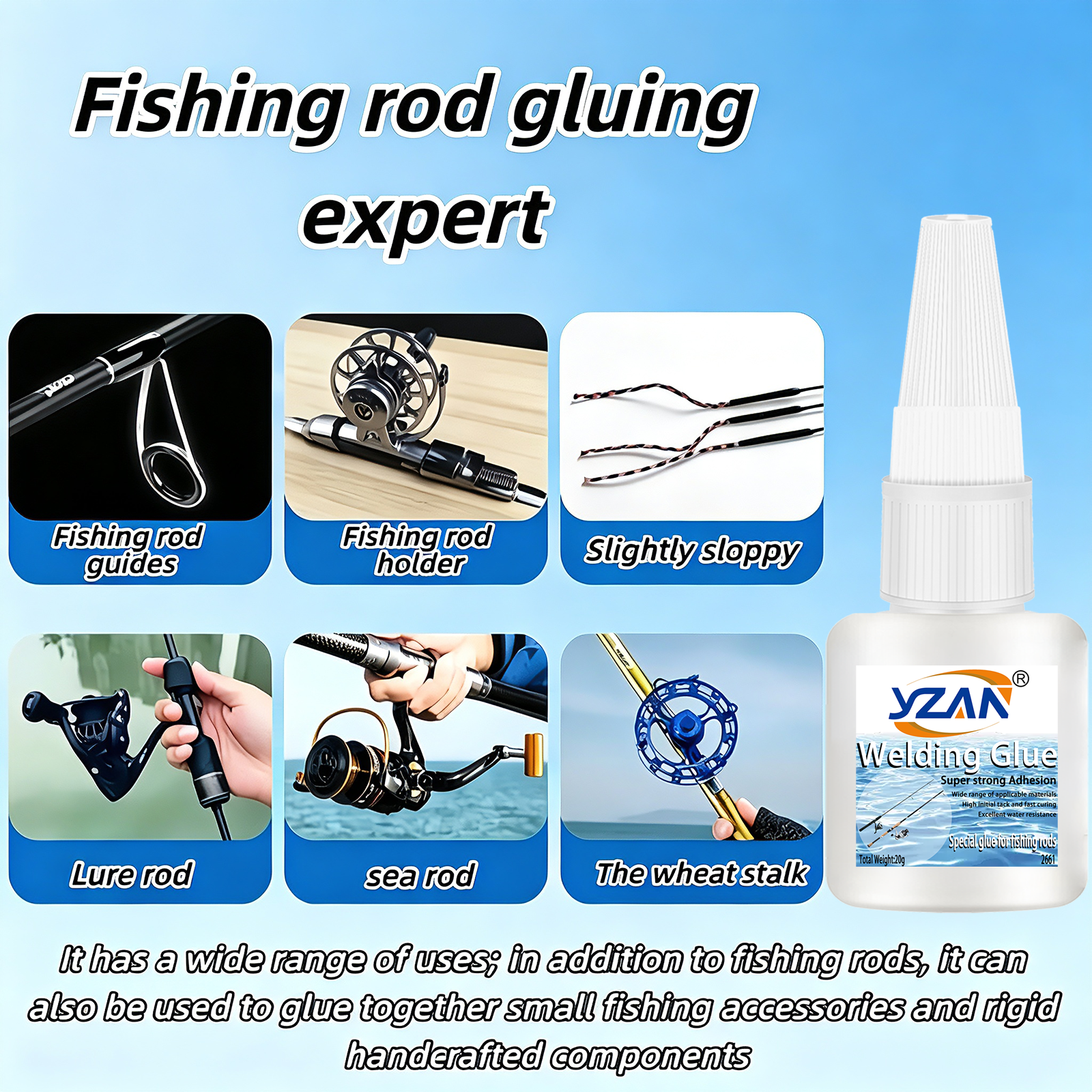 Fishing Rod Repair Glue  Fast  - огляд і ціна Fishing Rod Guide Replacement