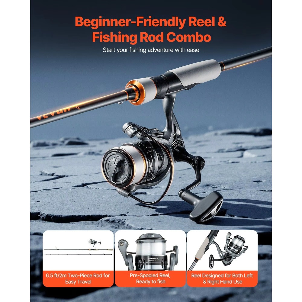 Carbon Fiber Bass Fishing Pole - огляд і ціна Fishing Rod Combo