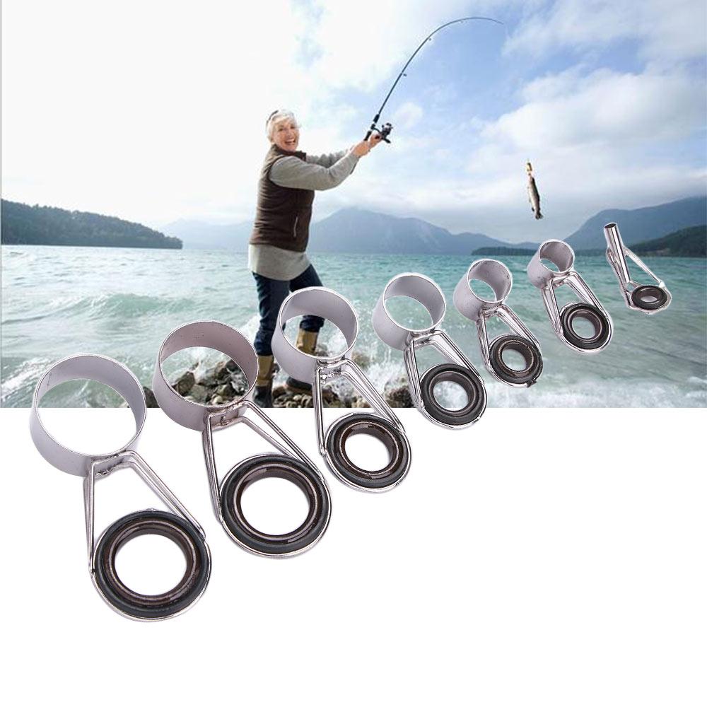 7 Sizes Raft DIY Tip Accessori - огляд і ціна Fishing Rod Guide Replacement
