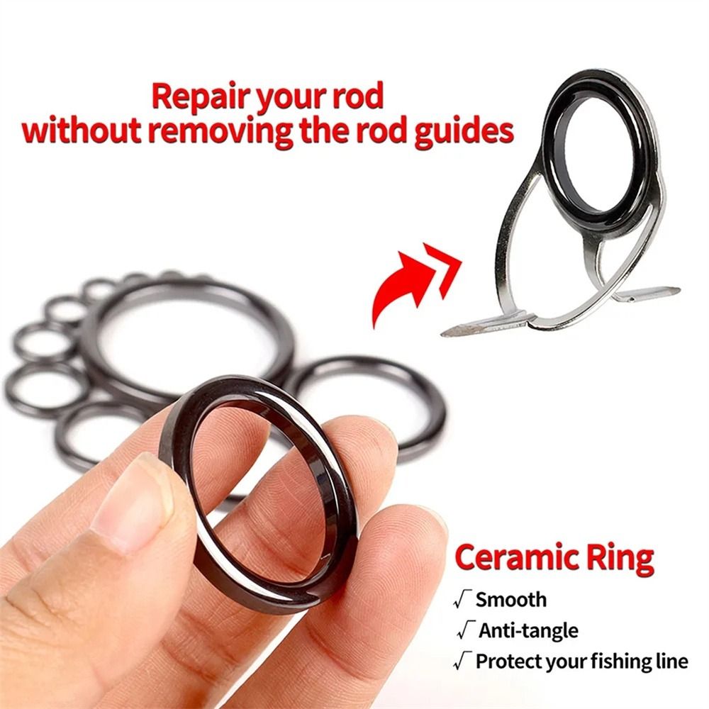 4mm-30mm Ceramic Guides Ring O - огляд і ціна Fishing Rod Guide Replacement