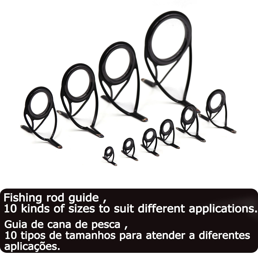 9KM OB Curved Rod Guide Kit 10 - огляд і ціна Fishing Rod Guide Replacement