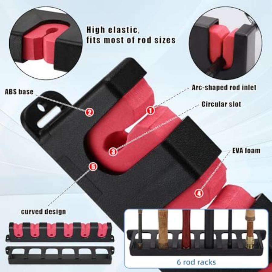 6set Fishing Rod Holders for 1 - огляд і ціна Fishing Rod Rack