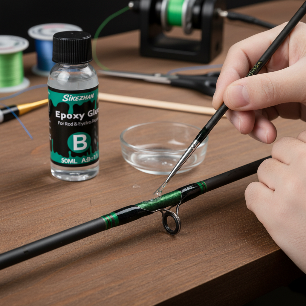 Clear 2-Part Fishing Rod Epoxy - огляд і ціна Fishing Rod Guide Replacement