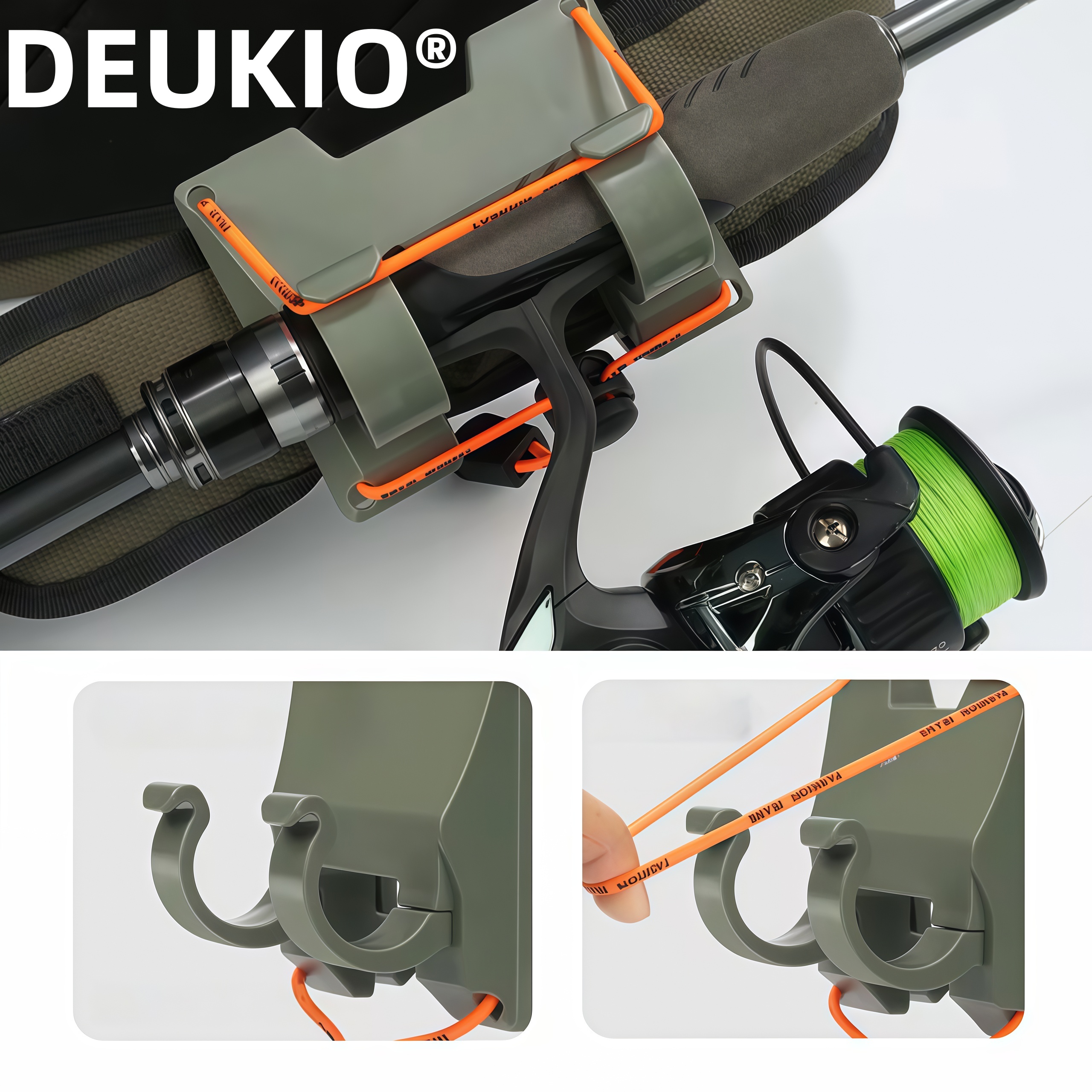DEUKIO Outdoor Belt Clip Rod H - огляд і ціна Fishing Rod Fly
