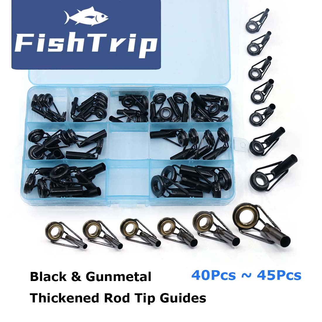 FishTrip Rod Tip Repair Kit 5~ - огляд і ціна Fishing Rod Tip Replacement