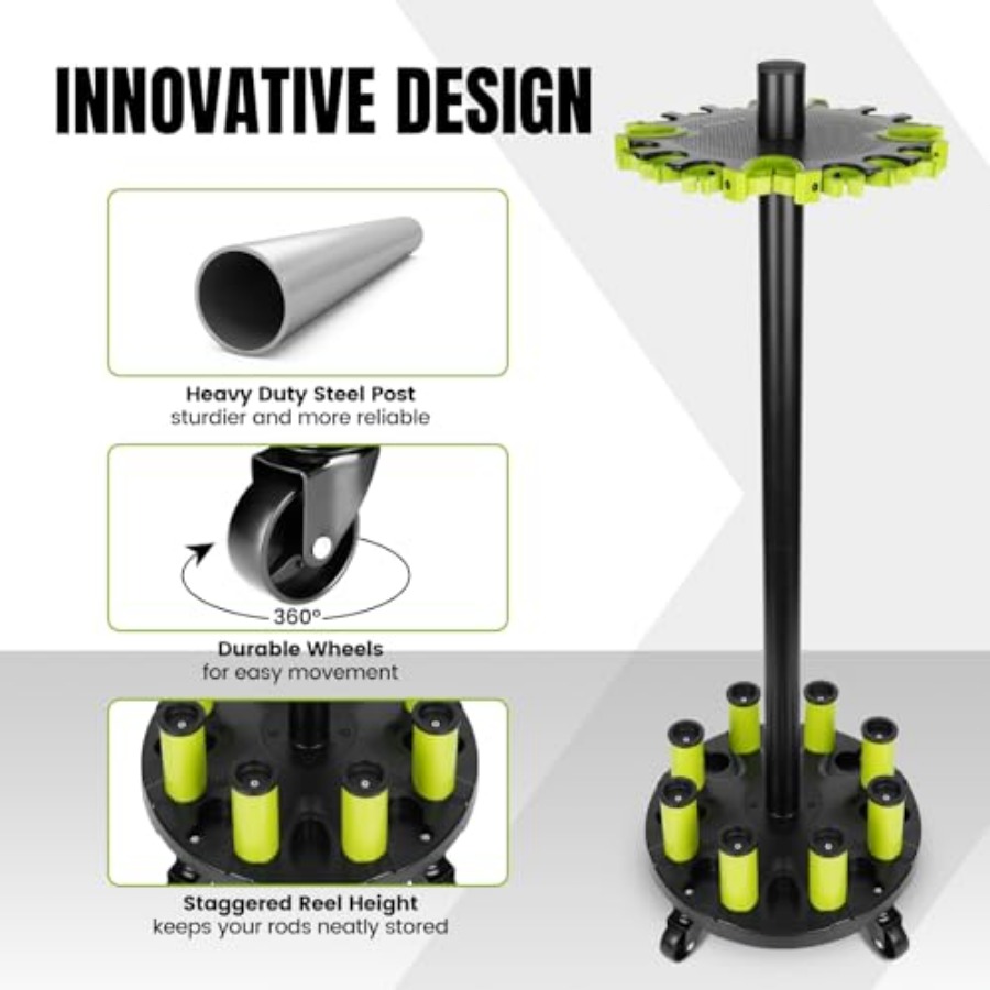 Fishing Rod Holder for Garage, - огляд і ціна Fishing Rod Rack