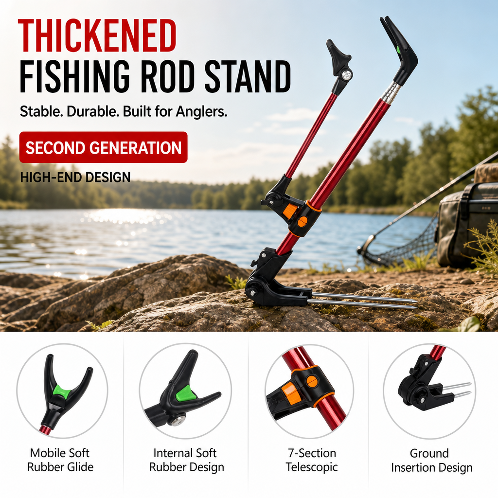 Stainless Steel Reinforced Tel - огляд і ціна Fishing Rod Telescopic
