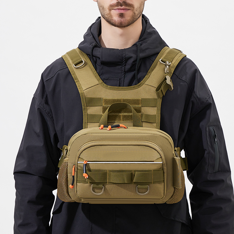 Men Chest Bag Tactical Fishing - огляд і ціна Fishing Rod Holder